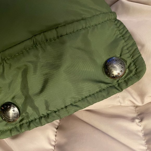 Andrew Marc Green down filled hooded Puffer Jacket - Picture 4 of 13